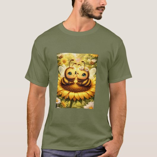 BEE Mine Sunflower T-Shirt (Vorderseite)