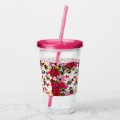 Bee Mine Sweet Honeycomb Blooms Acryltrinkbecher (Rückseite)