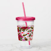 Bee Mine Sweet Honeycomb Blooms Acryltrinkbecher (Links)