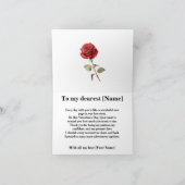 Bee Mine Sweet Honeycomb Blooms Feiertagskarte (Innenseite)