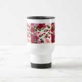 Bee Mine Sweet Honeycomb Blooms Reisebecher (Mittel)