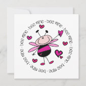 Bee Mine Valentine Feiertagskarte (Vorderseite)