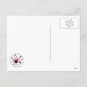 Bee Mine Valentine Feiertagspostkarte (Rückseite)