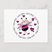 Bee Mine Valentine Feiertagspostkarte (Vorderseite)