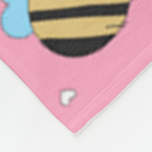 Bee Mine Valentine Fleecedecke (Ecke)