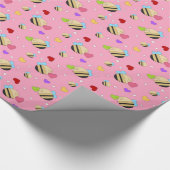 Bee Mine Valentine Geschenkpapier (Ecke)