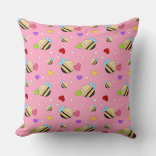 Bee Mine Valentine Kissen