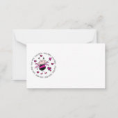 Bee Mine Valentine Mitteilungskarte (Rückseite)