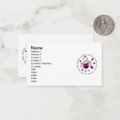 Bee Mine Valentine Mitteilungskarte (Vorderseite/Rückseite Beispiel)