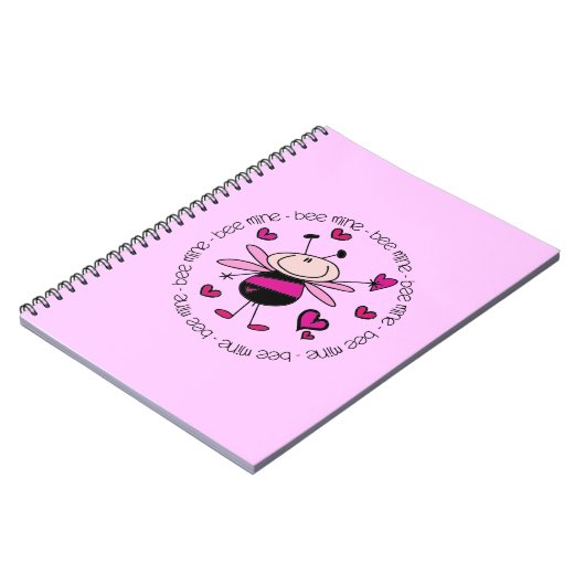 Bee Mine Valentine Notizblock (Linke Seite)