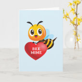 Bee Mine Valentine Pub Karte (Gelbe Blume)