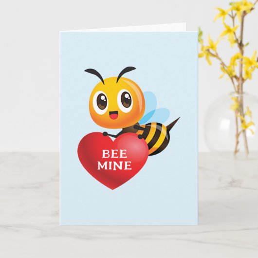 Bee Mine Valentine Pub Karte (Gelbe Blume)