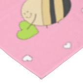 Bee Mine Valentine Tischdecke (Schrägansicht)