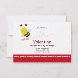 Bee Mine Valentine's Day Card Einladung