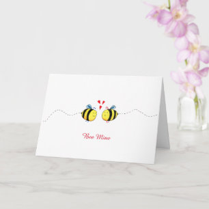 Bee Mine Valentine's Day Card Karte
