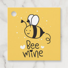 Bee Mine Valentine's Day Gift Tag Geschenkanhänger