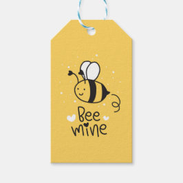 Bee Mine Valentine's Day Gift Tag Geschenkanhänger