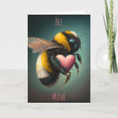 Bee Mine Valentinstag Card Karte (Vorderseite)