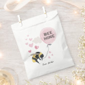 Bee Mine Valentinstag für Kinder | Personalisiert Geschenktütchen (Ausgeschnitten)