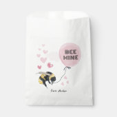 Bee Mine Valentinstag für Kinder | Personalisiert Geschenktütchen (Vorderseite)