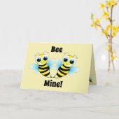 BEE Mine - Valentinstag Karte (Gelbe Blume)