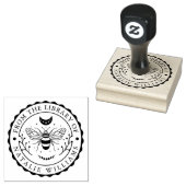 Bee Moon Floral aus der Bibliothek Gummistempel (Stempel)