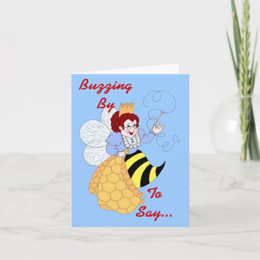 Bee Muse Me Note Card Karte (Vorderseite)