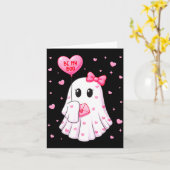 Bee My Boo Heart Boo Ghost Valentine Outfit Women  Karte (Gelbe Blume)
