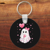 Bee My Boo Heart Boo Ghost Valentine Outfit Women  Schlüsselanhänger (Vorderseite)