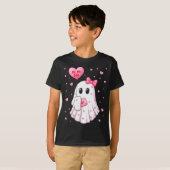 Bee My Boo Heart Boo Ghost Valentine Outfit Women T-Shirt (Vorne ganz)