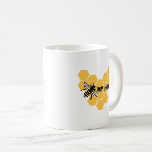 "Bee My Honey" ein perfektes Geschenk für einen ge Kaffeetasse (VorderseiteRechts)
