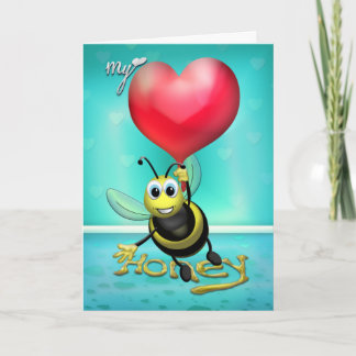 Bee My Honey Feiertagskarte