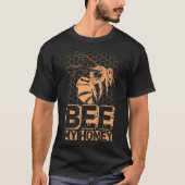 Bee My Honey Honeycomb T-Shirt (Vorderseite)