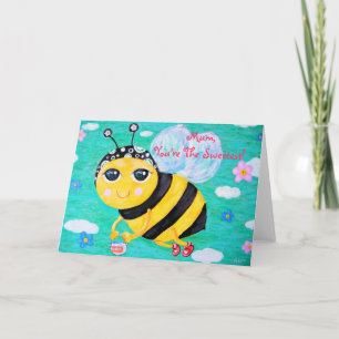 Bee My Honey Mother Day Card Karte