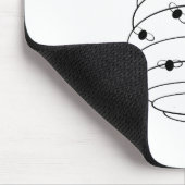 Bee My Honey Sketch Mousepad (Ecke)