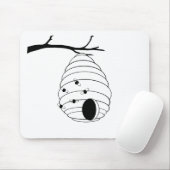 Bee My Honey Sketch Mousepad (Mit Mouse)