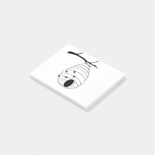 Bee My Honey Sketch Post-it Klebezettel (angewinkelt)