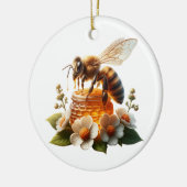 Bee My Honey | Süßes romantisches Geschenk Keramik Ornament (Links)
