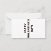 Bee My Mini Valentine Mitteilungskarte (Rückseite)