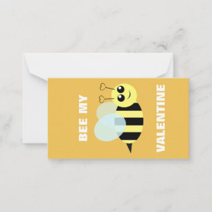Bee My Mini Valentine Mitteilungskarte