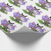 Bee My Valentine Geschenkpapier (Ecke)