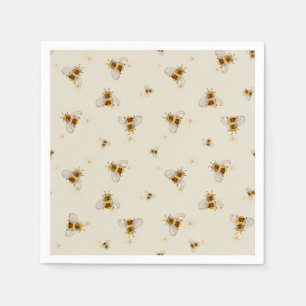 Bee Napkins Serviette