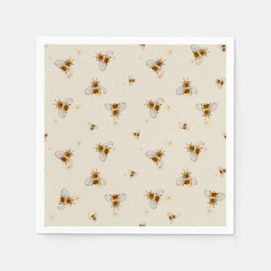 Bee Napkins Serviette (Vorderseite)