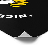 Bee Nice Poster (Ecke)