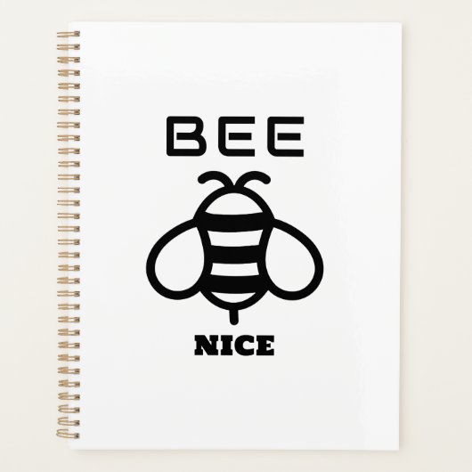 Bee Nice with Minimal Design Planer (Vorderseite)