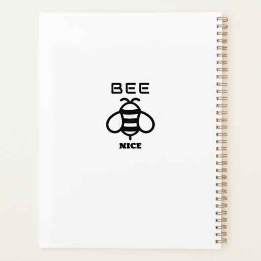 Bee Nice with Minimal Design Planer (Rückseite)