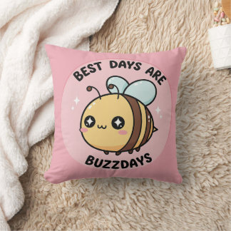 Bee Nursery Pillow – Cute Bumblebee Decor Kissen