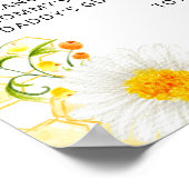 Bee Old Ehefrauen Tales Sign Poster (Ecke)