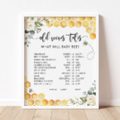 Bee Old Ehefrauen Tales Sign Poster