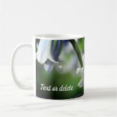 Bee On Bluebell Flower Personalized Kaffeetasse (Links)